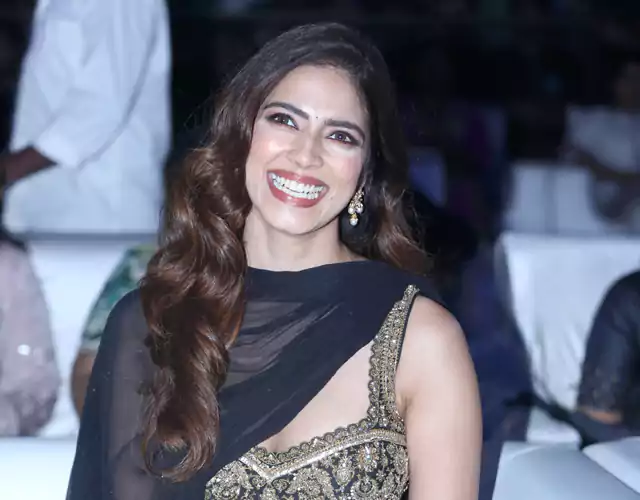 Malavika Mohanan at Raja Saab Pre Release Event